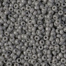 Miyuki rocailles Perlen 11/0 - Opaque falcon gray 11-499